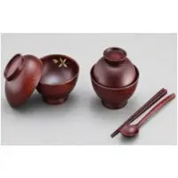 Mokunart - Lacquer wooden bowl set